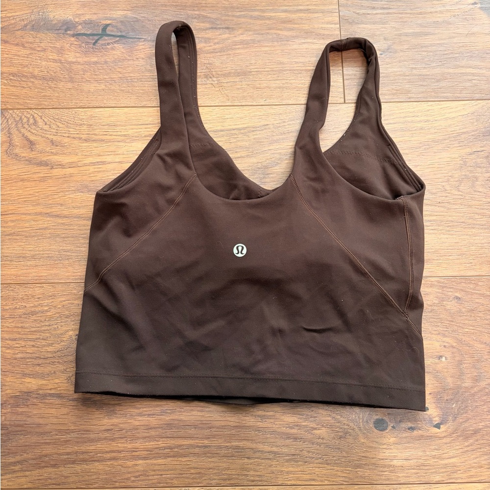 Lulu Brown Align tank